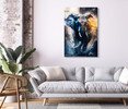 73057 Powerful Elephant, Acrylic Glass Art