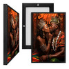 MINI73063 African Love, Framed UV Poster Board