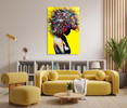 14082 Paint Afro, Acrylic Glass Art