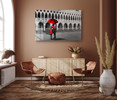 20464 Red Umbrella Kiss, Acrylic Glass Art