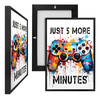 MINI73084 Just 5 More Minutes, Framed UV Poster Board