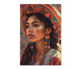 73202 Mexican Woman, Acrylic Glass Art