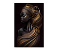 73272 Golden Woman, Acrylic Glass Art