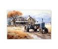 73287 Watercolor Farm III, Acrylic Glass Art