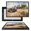 MINI73285 Watercolor Farm I, Framed UV Poster Board
