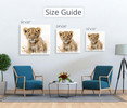 70051-04 Lion Cub, Acrylic Glass Art