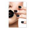 55012 Black Lips and Nails, Acrylic Glass Art