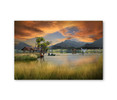 39208 Orange Lake Sunset, Acrylic Glass Art