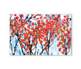 39218 Red Leaves, Acrylic Glass Art