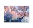 39277 Hoarfrost Pink River, Acrylic Glass Art