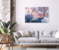 39277 Hoarfrost Pink River, Acrylic Glass Art