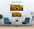 73563-02 Sunflower Field, Acrylic Glass Art