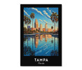 73576B Tampa Florida, Acrylic Glass Art