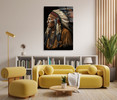 73581 Native American Elder, Acrylic Glass Art