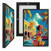 MINI73568 Cuban Dancing Lady, Framed UV Poster Board