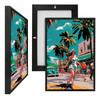 MINI73569 Cuban Street, Framed UV Poster Board