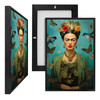 MINI73587 Frida Kahlo III, Framed UV Poster Board