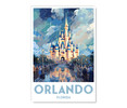73599 Orlando Disney, Acrylic Glass Art