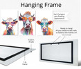 73180-33 Cow Shades, Acrylic Glass Art