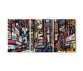 20001-33 Busy City Street, Acrylic Glass Art