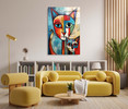 73664 Surreal Cats, Acrylic Glass Art