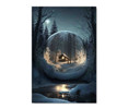 73606F Snow Globe, Acrylic Glass Art