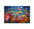 73690 School of Fish, Acrylic Glass Art
