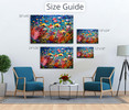 73690 School of Fish, Acrylic Glass Art