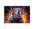 73691 Rhino, Acrylic Glass Art