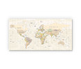 48658-02 World Map, Acrylic Glass Art