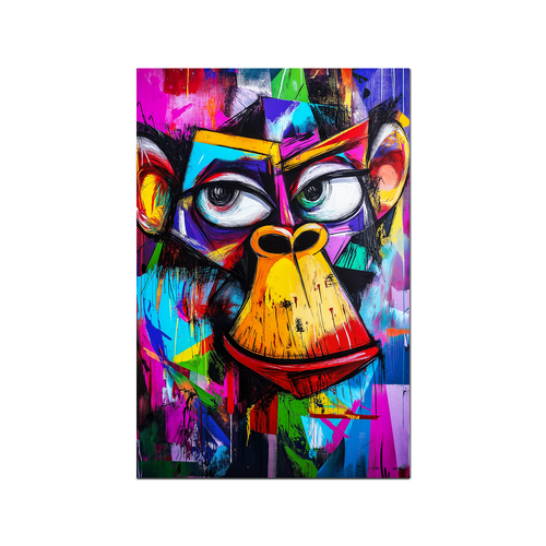 190047 ABSTRACT CHIBI MONKEY
