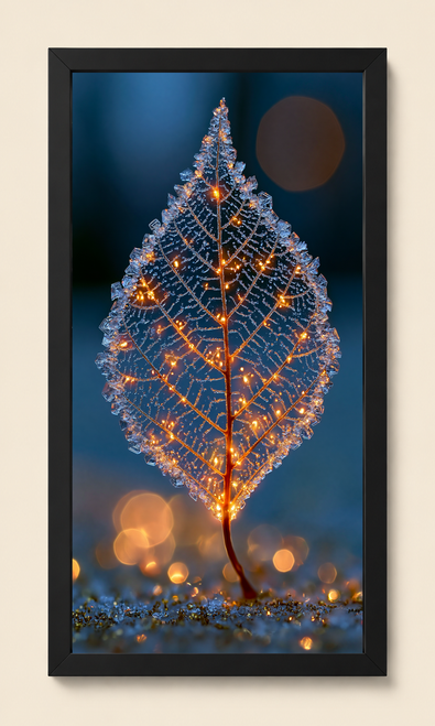 Crystal Ember Leaf I