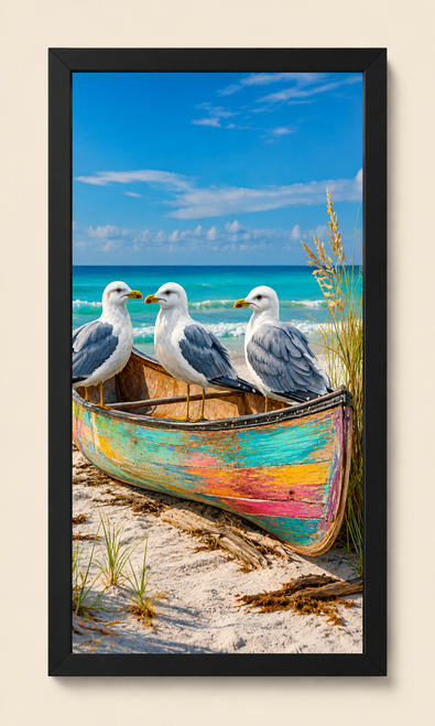 Seagulls by the Shore