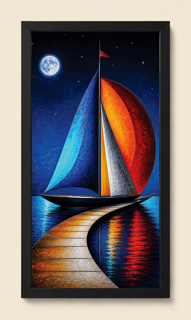 Moonlit Sail To Serenity I