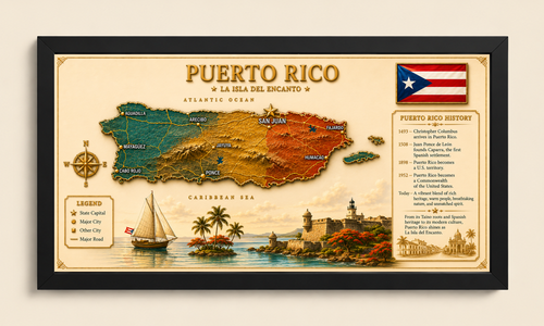 Puerto Rico Heritage Map III