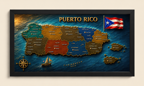Puerto Rico Heritage Map IV