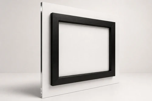 Acrylic back frame sample