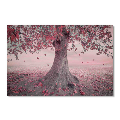 39270 Pink Maple Tree, Acrylic Glass Art