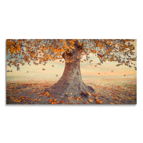 39270 02 Orange Maple Tree, Acrylic Glass Art