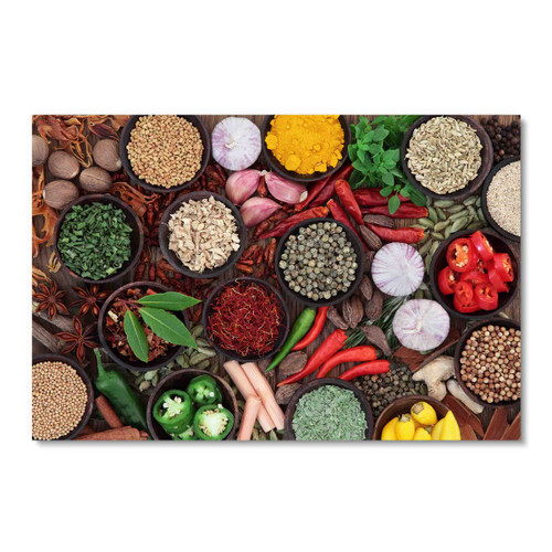 34097 Spices & Herbs, Acrylic Glass Art