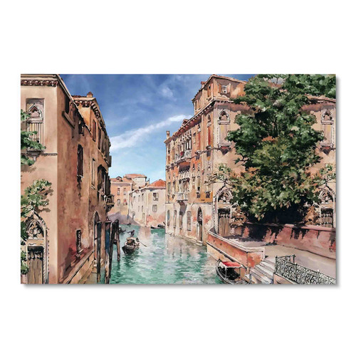 26085 Painted Canal, Acrylic Glass Art