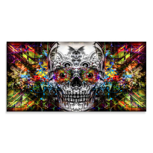 65001 02 Cyber Skull, Acrylic Glass Art
