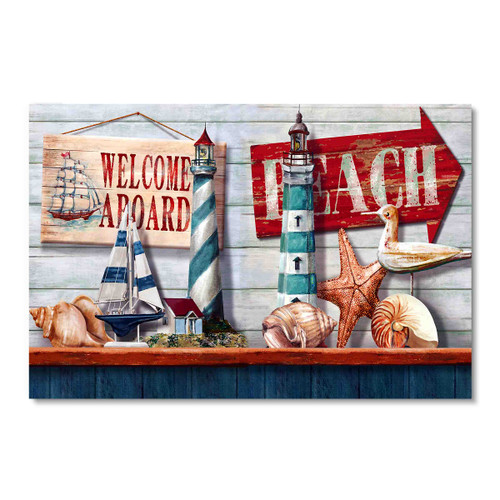 19121 Welcome Aboard, Acrylic Glass Art