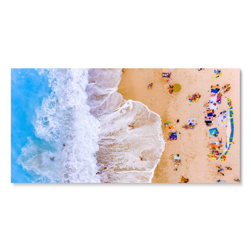 10210 02 Beach People, Acrylic Glass Art