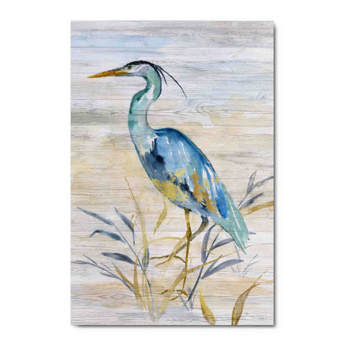 41563 Great Blue Heron Watercolor, Acrylic Glass Art