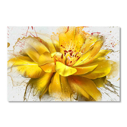 15021 A Splash of Yellow, Acrylic Glass Art