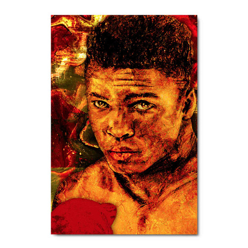 14141 Muhammad Ali, Acrylic Glass Art