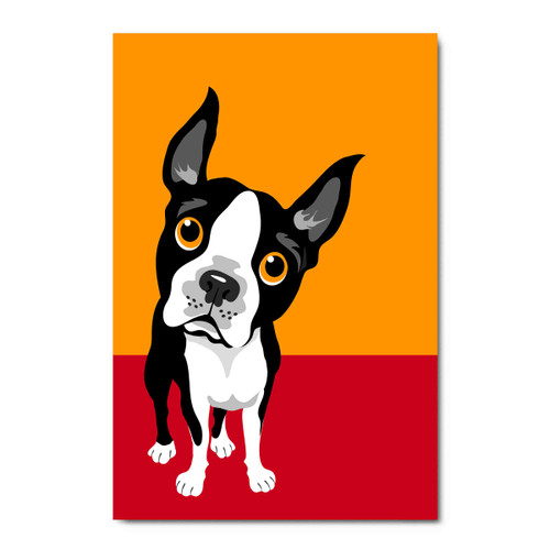 85009 Boston Terrier, Acrylic Glass Art