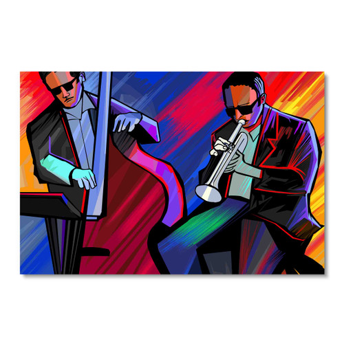 25016 Jazz in Color, Acrylic Glass Art