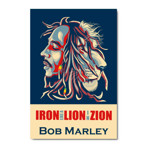 14212 Iron like a Lion in Zion, Acrylic Glass Art